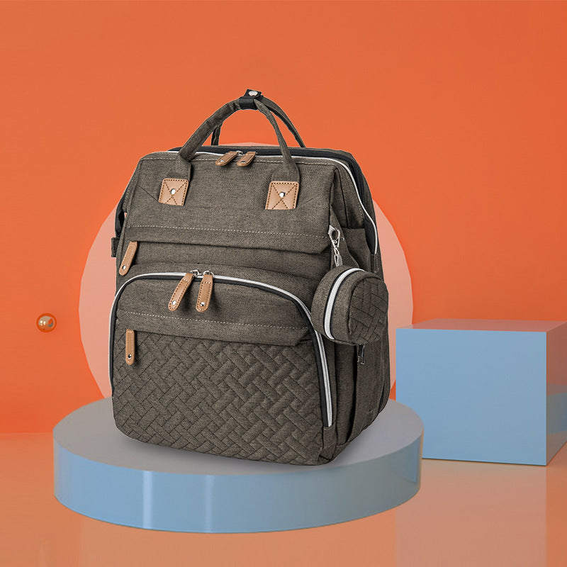 Mochila para mamá nueva, se puede colgar en el cochecito de bebé, bolsa para bebé, cuna plegable, bolsa para mamá