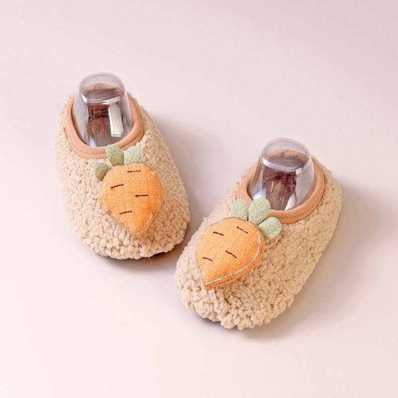 Calcetines antideslizantes para niños, cálidos, con forro polar y extra gruesos, perfectos como el primer par de zapatos de tu pequeño.