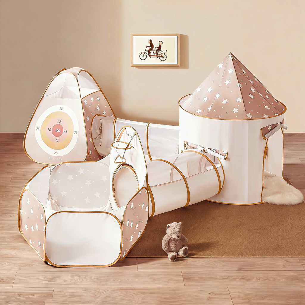 Túnel de juego Tiny Land® Discovery 5 en 1 sin pelotas