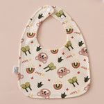 Babero impermeable en forma de U de algodón puro para bebés