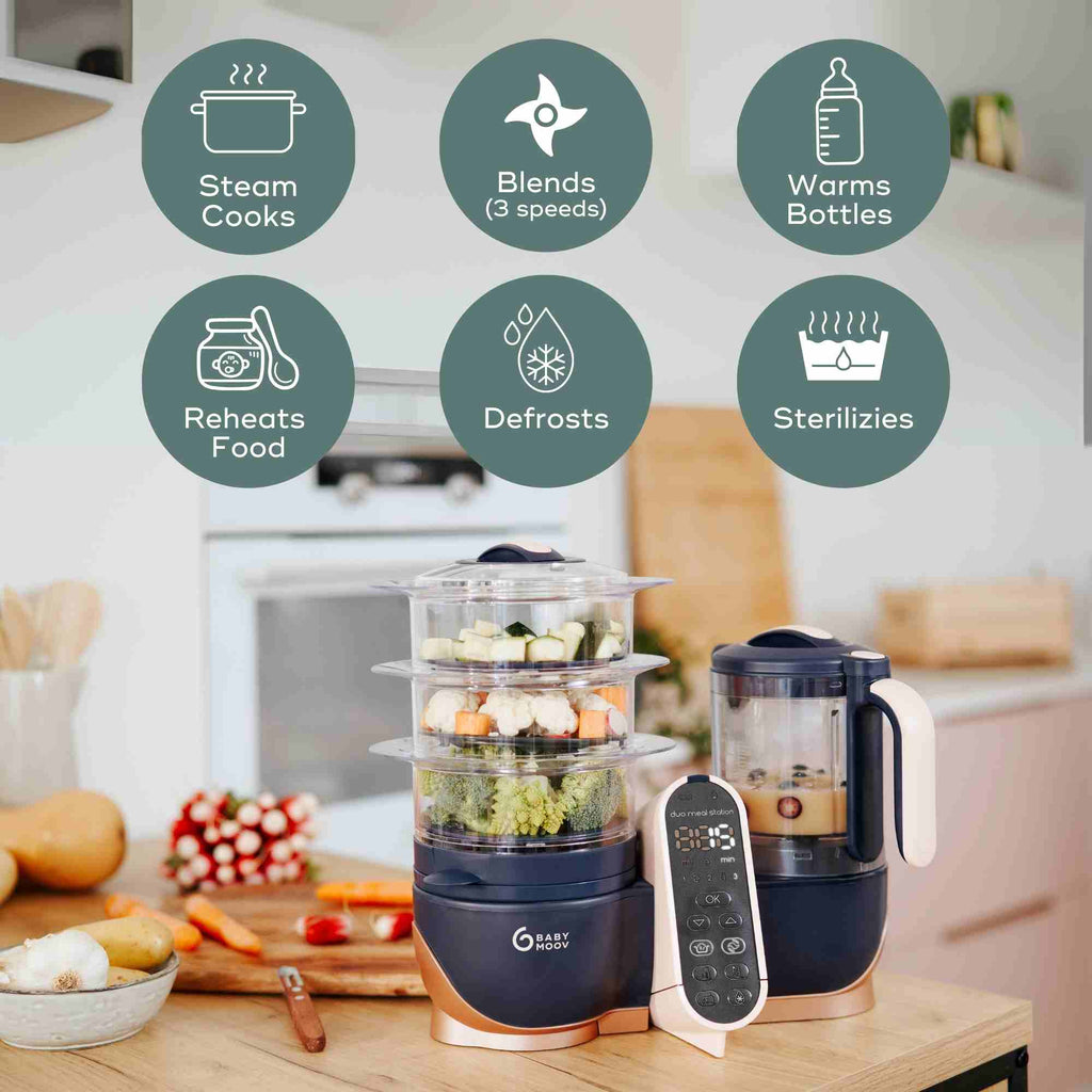 Preparador de alimentos para bebés Duo Meal Station XL