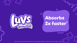 Pañales Luvs Platinum Protection para bebé, talla 1, 116 unidades