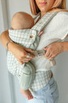 Monroe x Coco Gingham - Portabebés de algodón (3-16 kg)