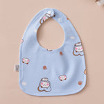 Babero impermeable en forma de U de algodón puro para bebés