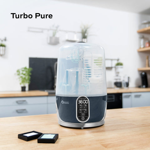 Esterilizador, secador y purificador de biberones Turbo Pure 3 en 1