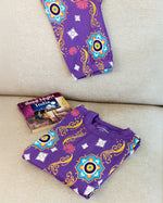 Conjunto de pijama para niña grande – Rangoli morado