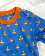 Conjunto de pijama para niños grandes - Diya azul