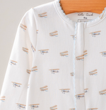 Baby Basics: Pijamas de bebé de algodón orgánico Just Plane Cute