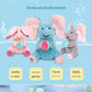 MEACAOFG™ Elefante de peluche interactivo - Juguete educativo musical "cucú" para bebés y niños pequeños