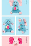 MEACAOFG™ Elefante de peluche interactivo - Juguete educativo musical "cucú" para bebés y niños pequeños