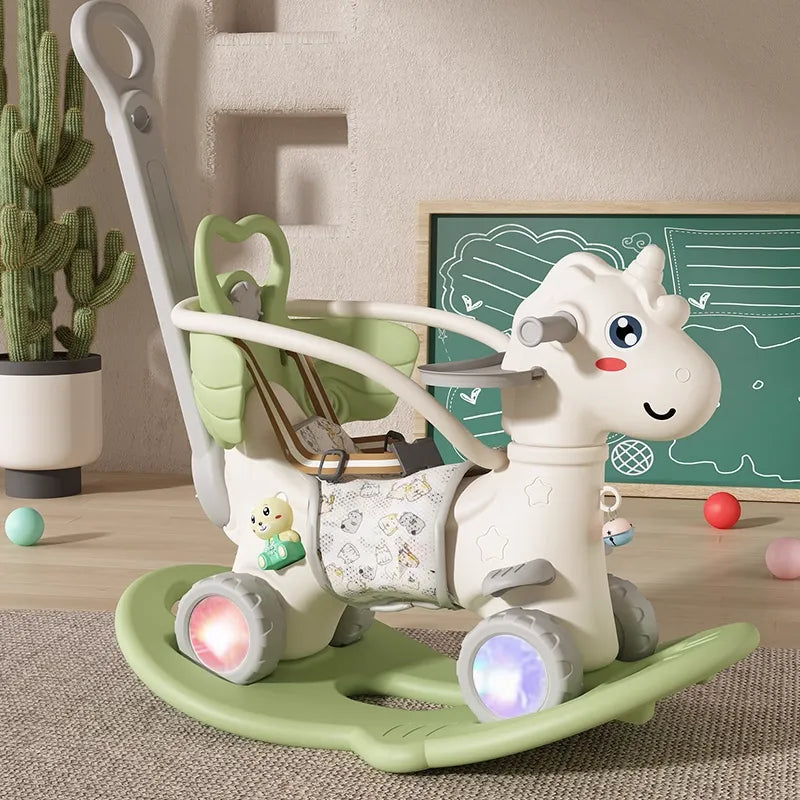 Cochecito balancín premium para bebé: 2 en 1, ideal para montar y empujar, para niños de 6 meses a 3 años.