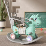 Cochecito balancín premium para bebé: 2 en 1, ideal para montar y empujar, para niños de 6 meses a 3 años.