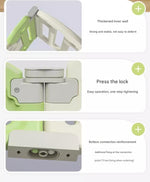 Puerta de seguridad premium para bebés: barrera ajustable extra ancha a prueba de niños para escaleras y puertas.