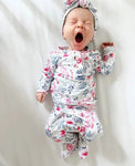 Newborn Baby Girl Coming Home Outfit – Baby Clothes Set NB–24 Months, Soft Modal Baby Outfit | Bloom