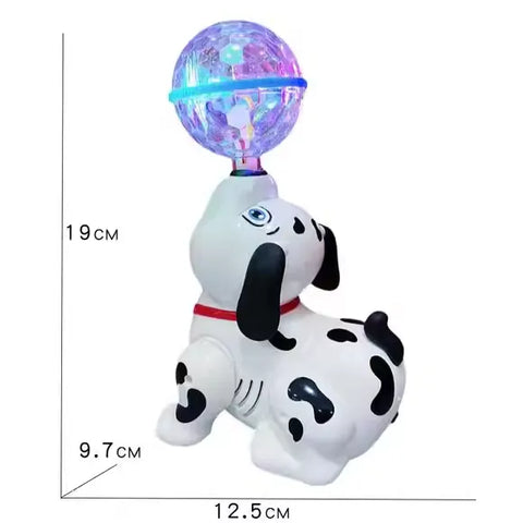 Peluche interactivo de perrito bebé - Juguete sensorial educativo y suave para bebés de 0 a 12 meses.