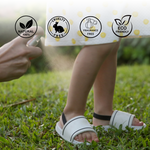 Repelente de insectos en aerosol suave para bebés