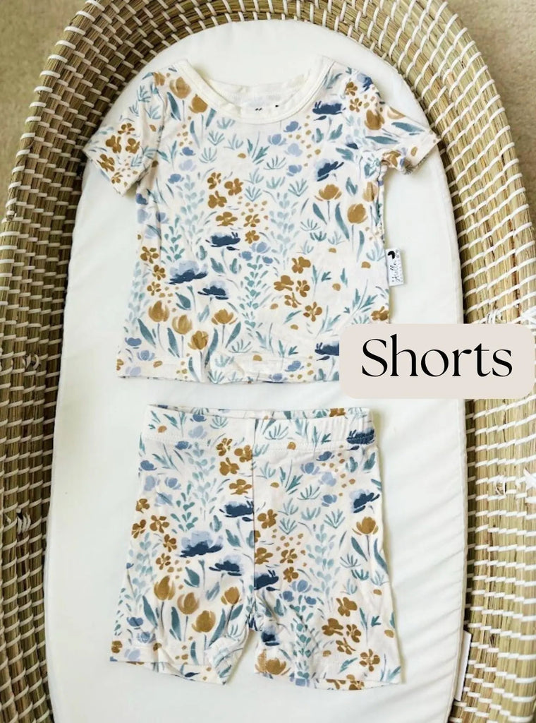 Ropa de bambú para bebé, pijamas de bambú para bebé, pantalones cortos para bebé - desde recién nacido hasta los 24 meses
