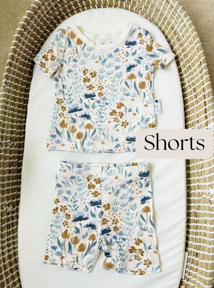 Ropa de bambú para bebé, pijamas de bambú para bebé, pantalones cortos para bebé - desde recién nacido hasta los 24 meses