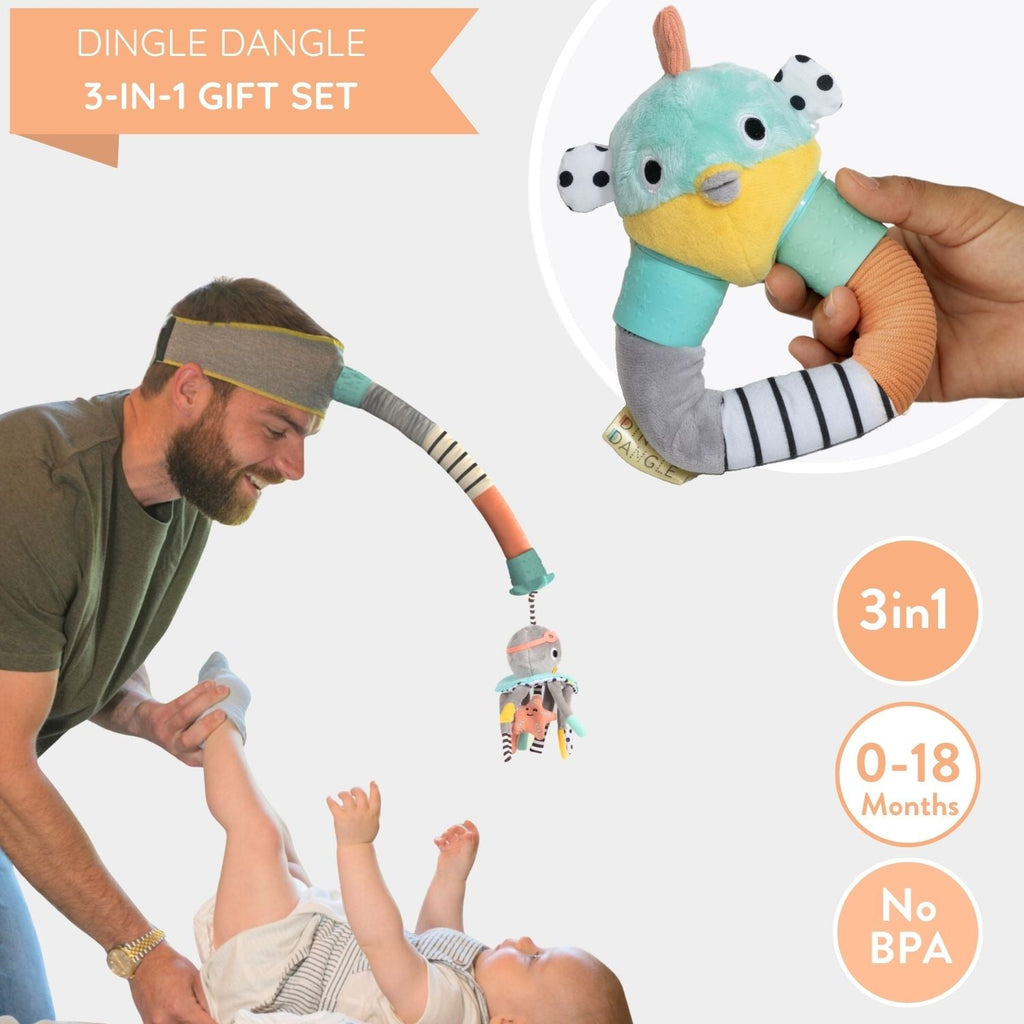Set de regalo para bebé 3 en 1 Dingle Dangle