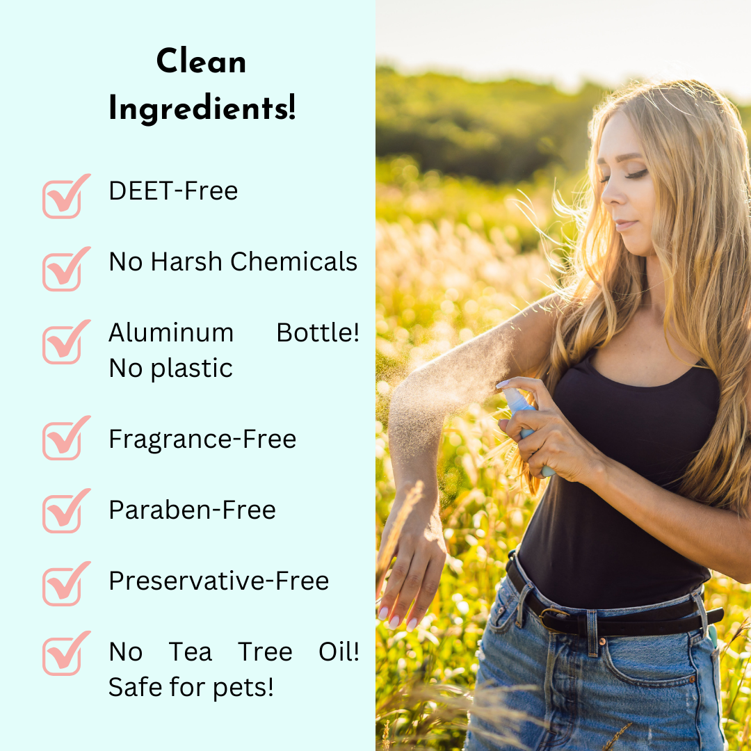 Repelente de insectos en aerosol suave para bebés