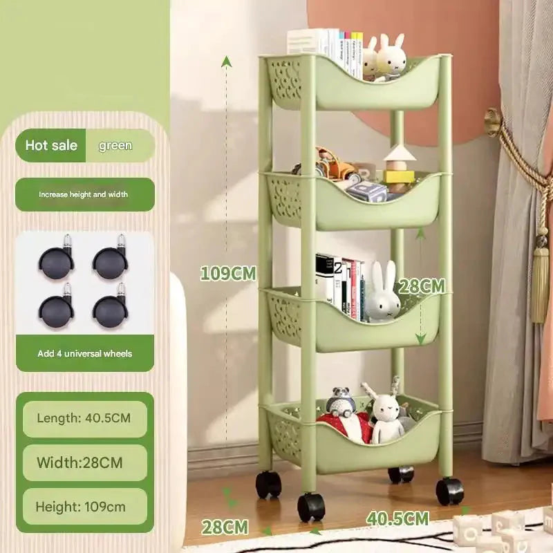 Organizador de juguetes premium para niños: solución de organización de varios niveles para la sala de juegos infantil