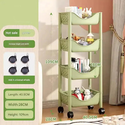 Organizador de juguetes premium para niños: solución de organización de varios niveles para la sala de juegos infantil