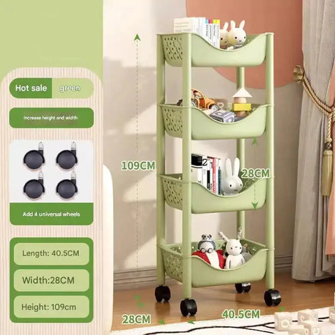 Organizador de juguetes premium para niños: solución de organización de varios niveles para la sala de juegos infantil