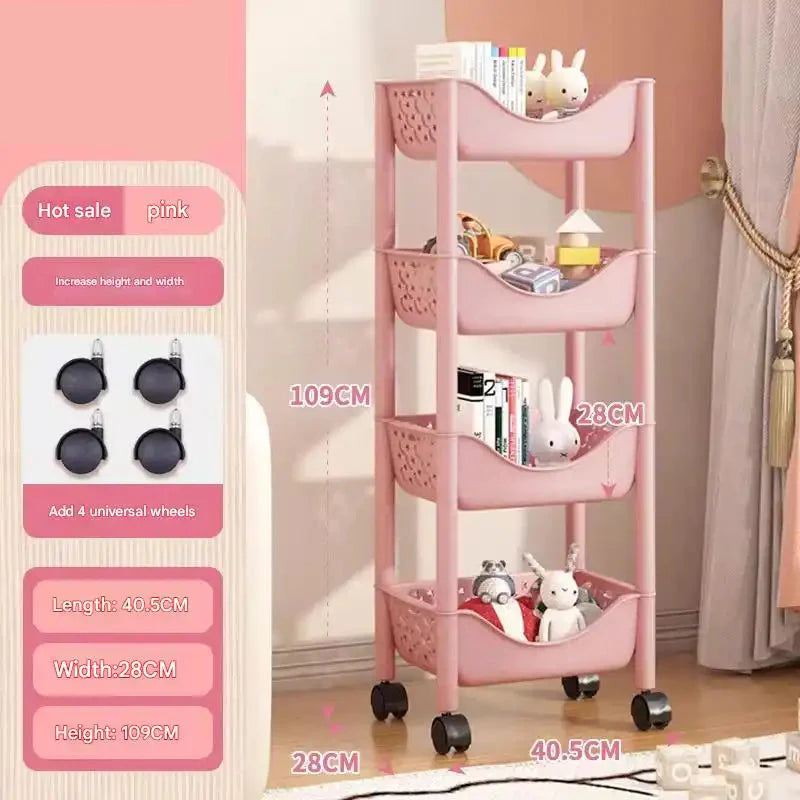 Organizador de juguetes premium para niños: solución de organización de varios niveles para la sala de juegos infantil