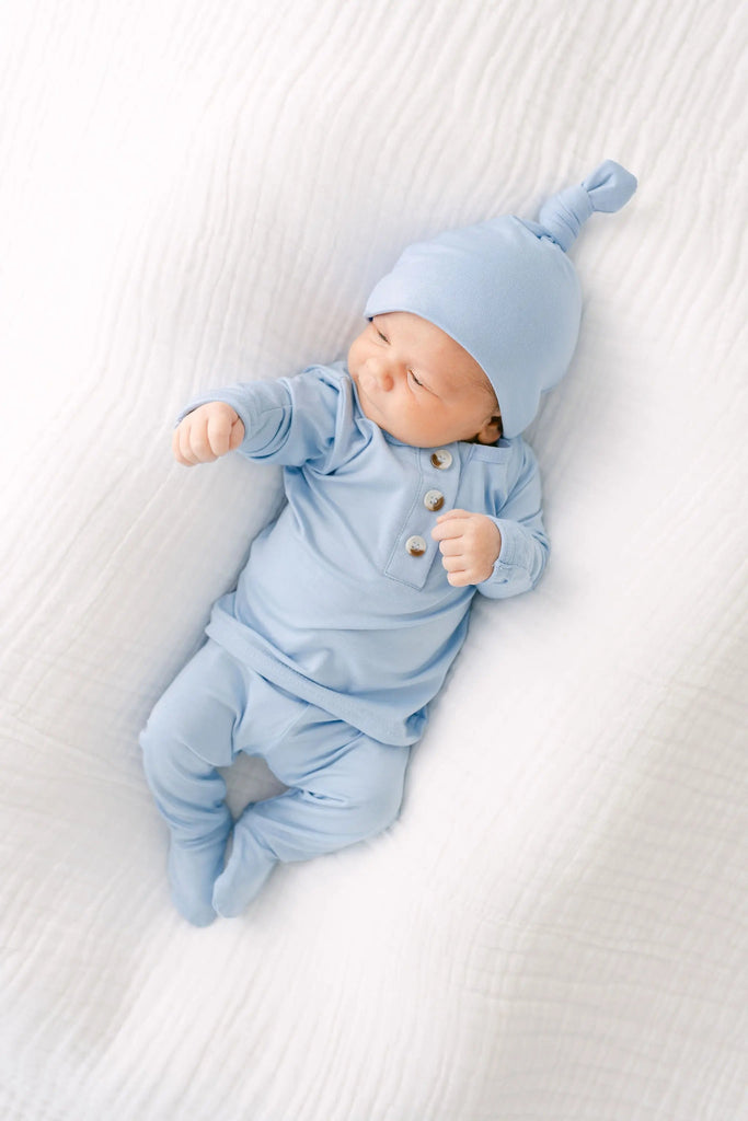 Conjuntos para bebé niño, Conjuntos para recién nacidos, Conjunto azul para bebé - Azul bebé
