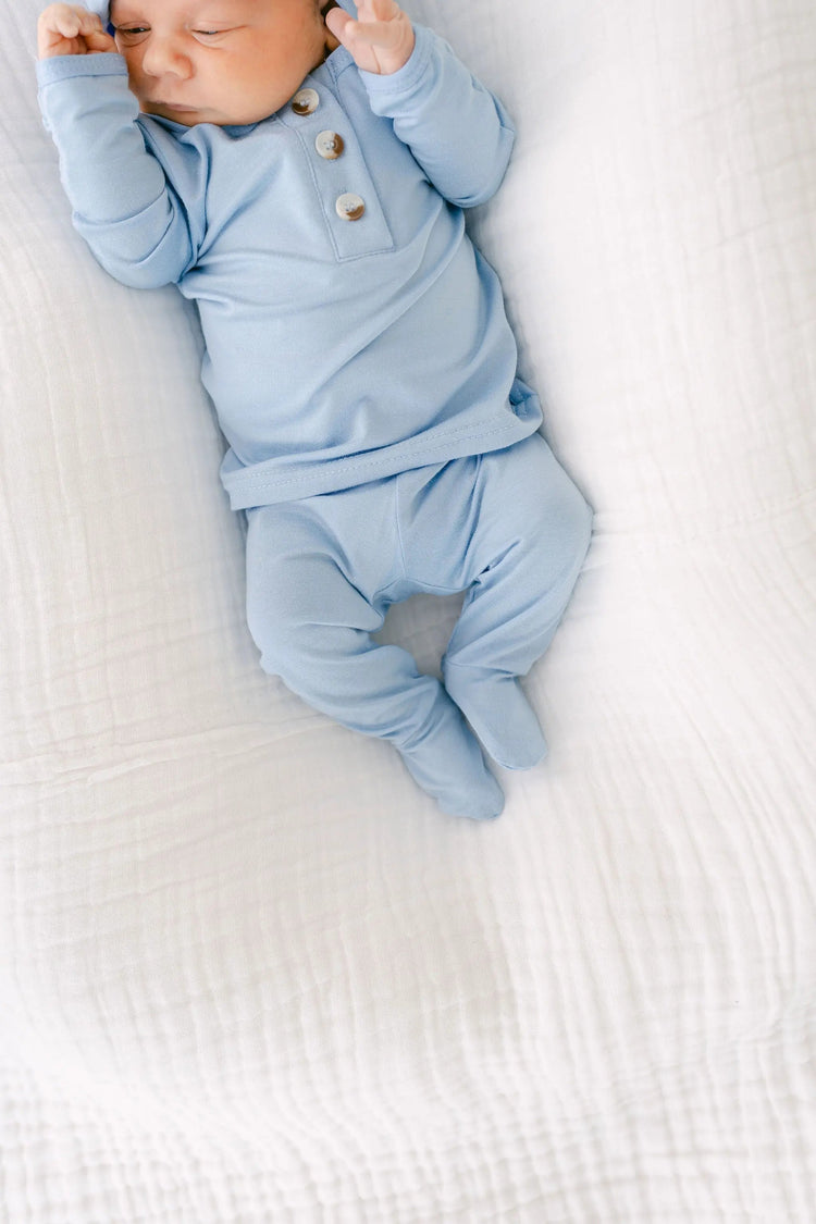 Conjuntos para bebé niño, Conjuntos para recién nacidos, Conjunto azul para bebé - Azul bebé