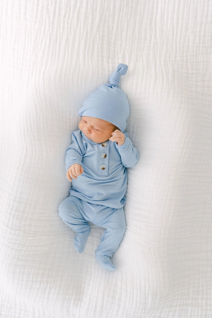 Conjuntos para bebé niño, Conjuntos para recién nacidos, Conjunto azul para bebé - Azul bebé