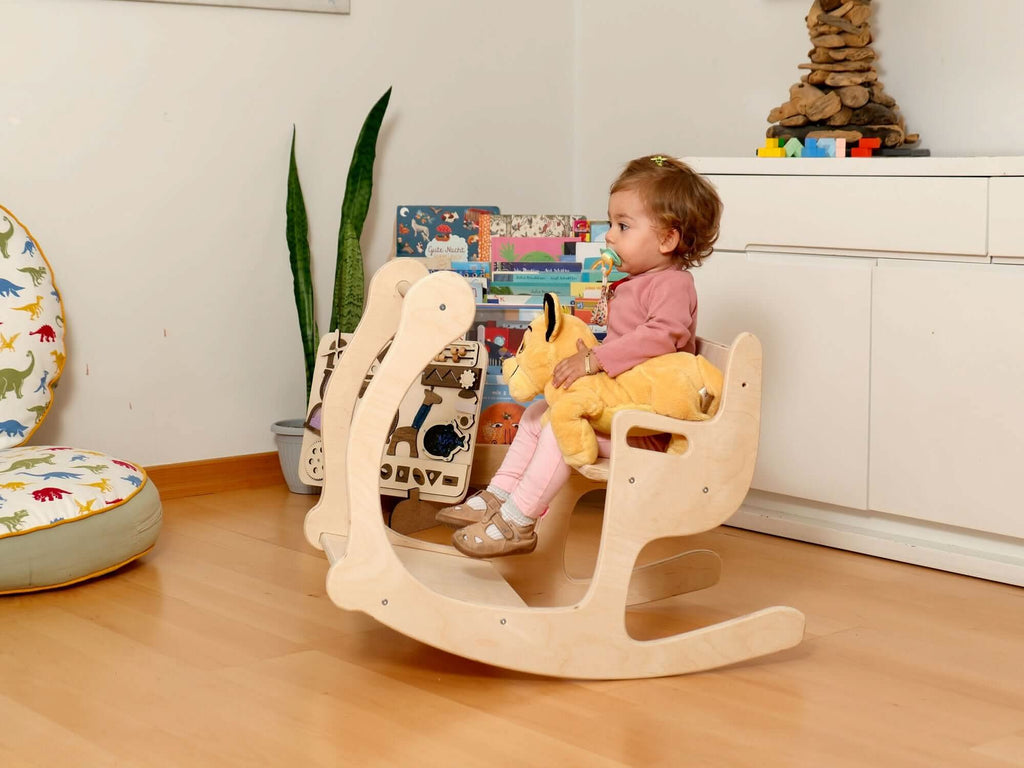 Juego de mecedora y mesa para niños pequeños: ecológico de Kidodido