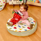 Cojín de suelo para niños Montessori, tapete de juego, cojín grande para niños pequeños