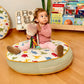Cojín de suelo para niños Montessori, tapete de juego, cojín grande para niños pequeños
