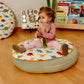 Cojín de suelo para niños Montessori, tapete de juego, cojín grande para niños pequeños