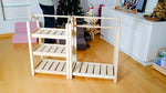 Armario de madera Montessori: organizador ideal de ropa infantil