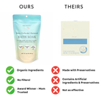 Baño de avena coloidal para bebés