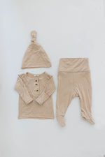 Conjunto de ropa para recién nacidos (parte superior e inferior) unisex - Arena