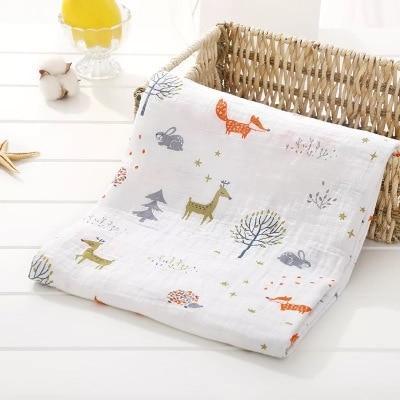 Muselina 100% algodón, mantas suaves para recién nacidos, gasa para baño, envoltura para bebés, saco de dormir para cochecito.