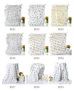Muselina 100% algodón, mantas suaves para recién nacidos, gasa para baño, envoltura para bebés, saco de dormir para cochecito.