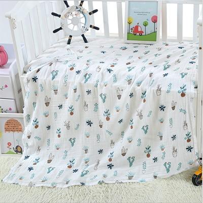 Muselina 100% algodón, mantas suaves para recién nacidos, gasa para baño, envoltura para bebés, saco de dormir para cochecito.