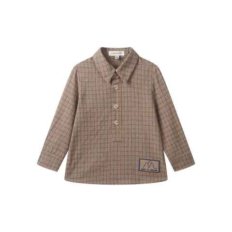 Camisa y pantalón con tirantes para niños aventureros