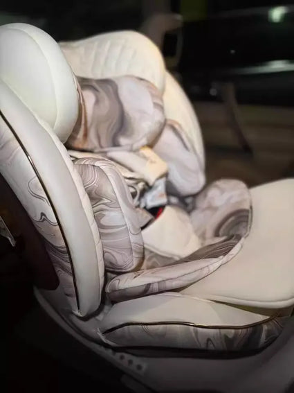 Asiento de seguridad premium para bebés: sistema de viaje Safety First con arnés de 5 puntos