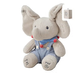 MEACAOFG™ Elefante de peluche interactivo - Juguete educativo musical "cucú" para bebés y niños pequeños