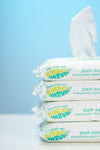 Toallitas húmedas para bebés Kinder by Nature 100 % biodegradables de origen vegetal - 672 unidades (12 paquetes de 56 toallitas)