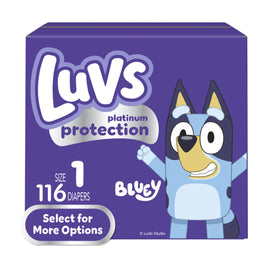 Pañales Luvs Platinum Protection para bebé, talla 1, 116 unidades