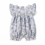 Pelele floral para bebé – Mono de algodón suave con volantes