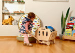 Almacenamiento de juguetes Montessori: Baúl ecológico para guardería y sala de juegos
