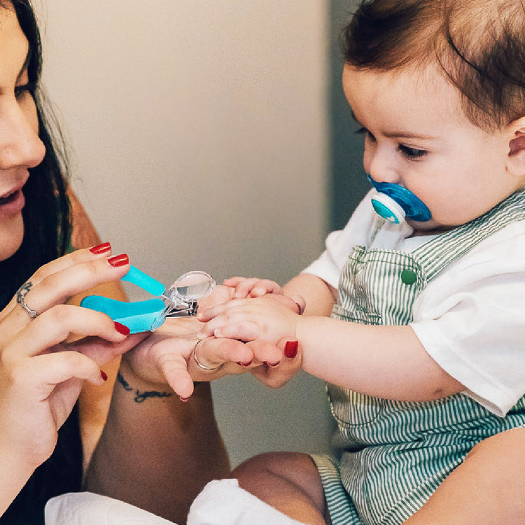 Primo Passi Cortauñas para bebé, azul