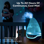 Humidificador Hygro Plus Humidificador, difusor y luz nocturna para bebés 3 en 1